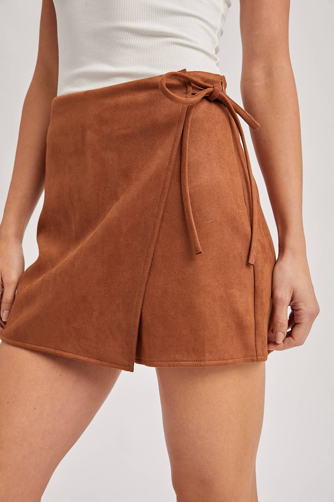 Dani Crossover Wrap Skirt