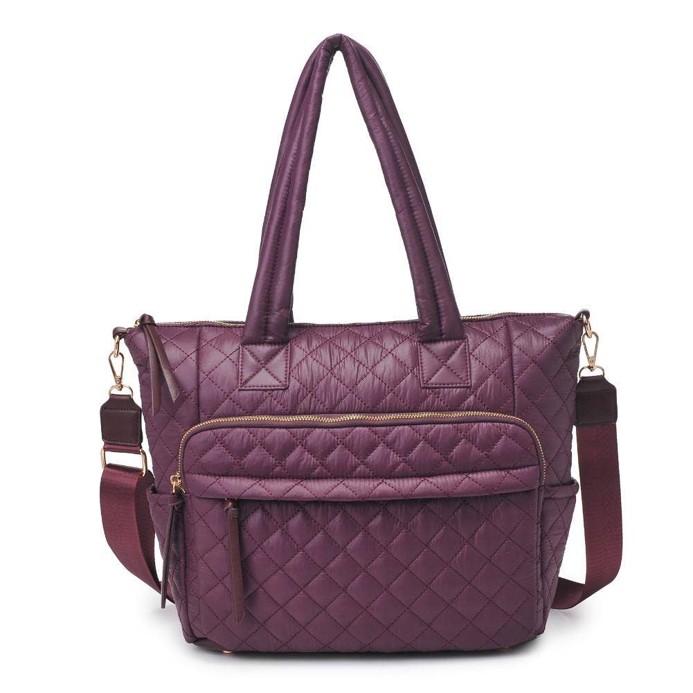 Jayna Quilted Nylon Tote