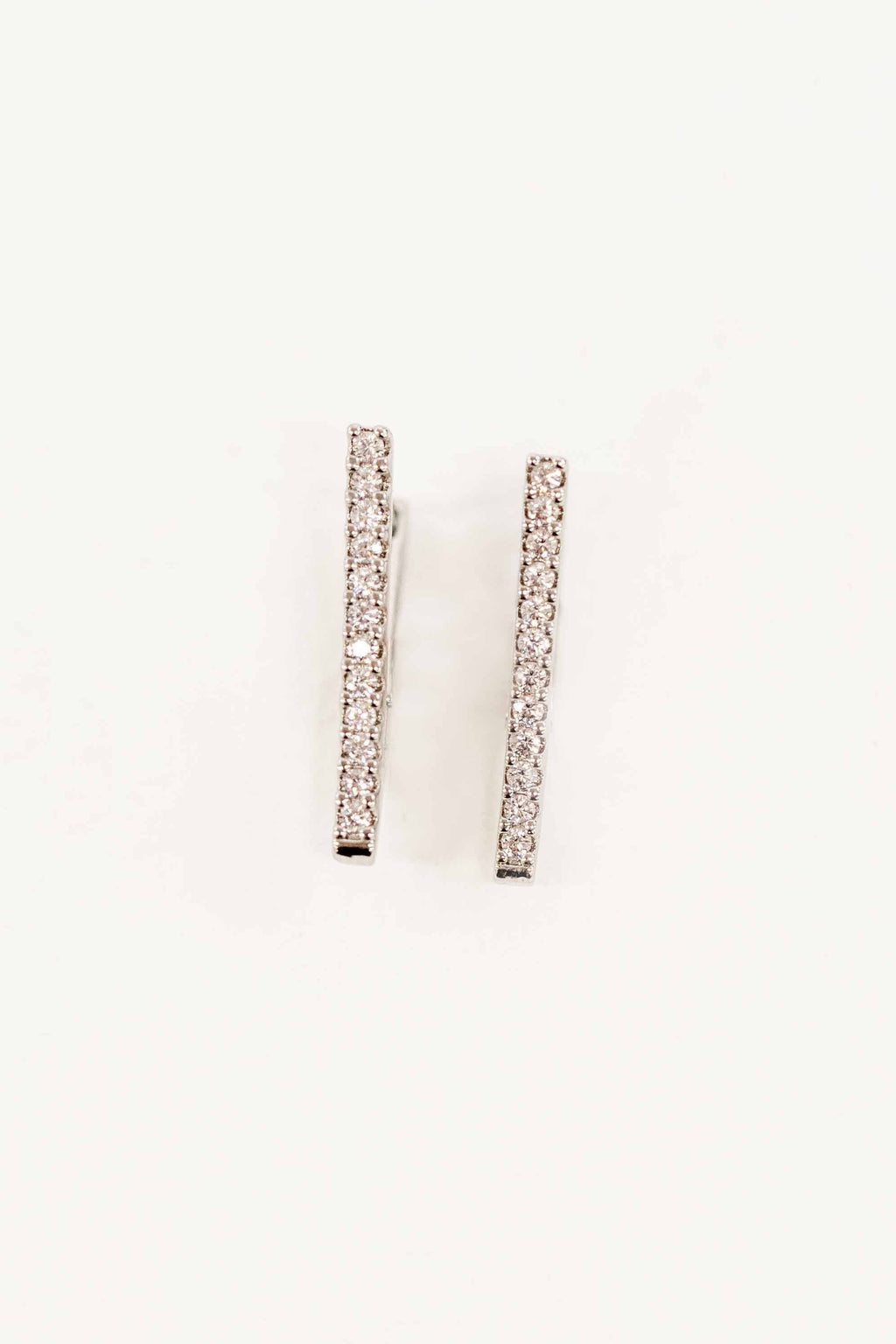 Edged Hoop Earrings | Silver