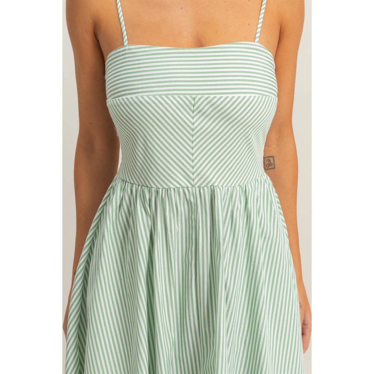 Mallory Striped Spaghetti Strap Dress