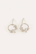 Coronal Stud Earrings | Silver