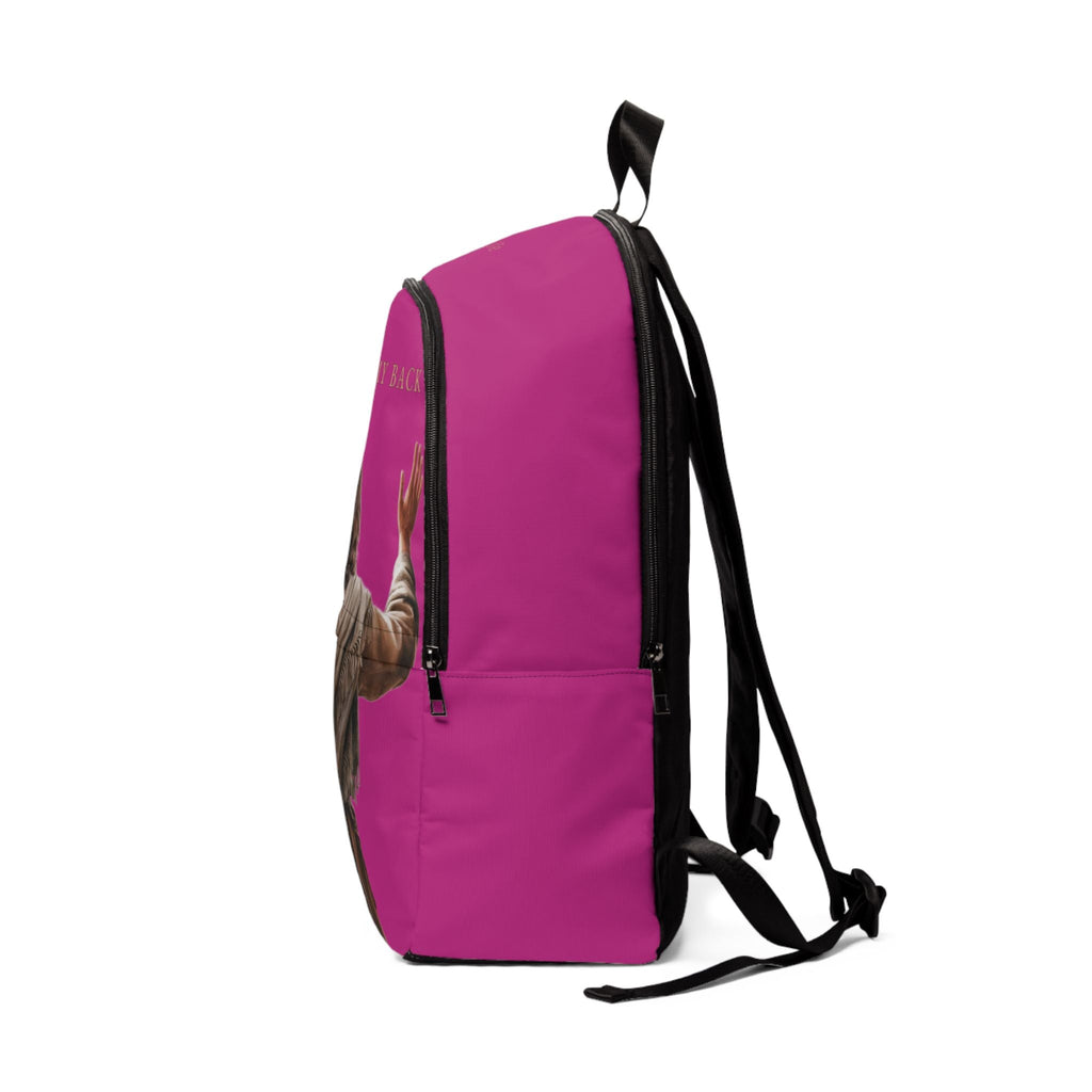 "Jesus Has My Back" Christian Backpack (Choose Pink Shade)
