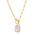 Baroque Pearl Toggle Necklace