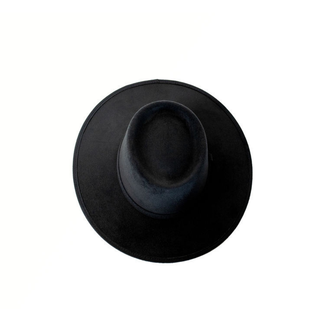 Sharie Suede Crown Top Hat