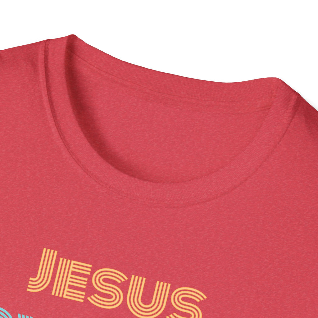 Unisex "Jesus Loves this Hot Mess" Christian Cotton Softstyle T-Shirt