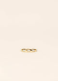 White Opal Inset Baguette Ring