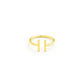 Simple Double Bar Adjustable Ring