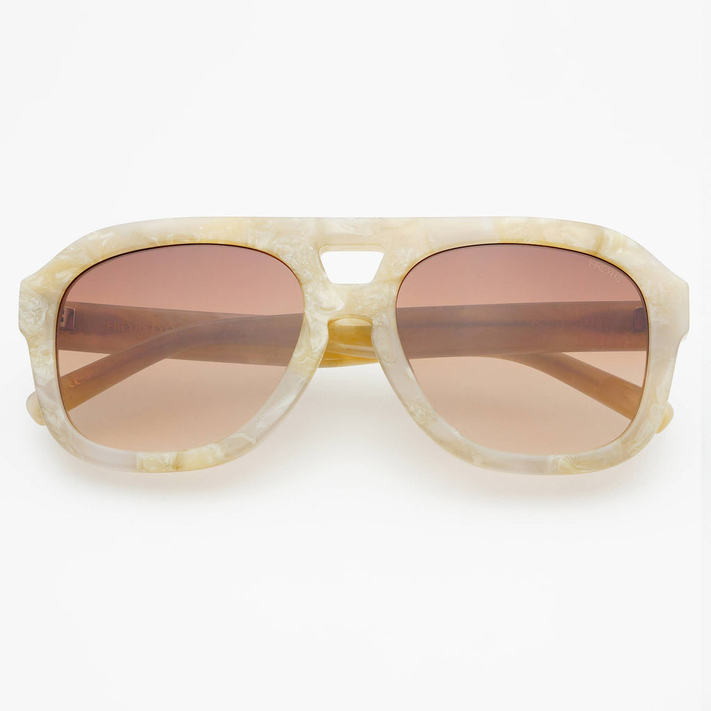 Voyager Oversized Aviator Sunglasses