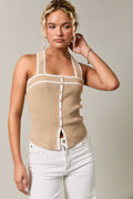 Georgina Ribbed Sweater Tank