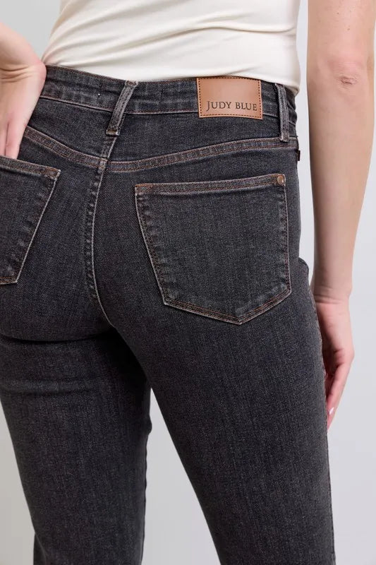 Judy Blue Full Size Mid Rise Tummy Control Slim Jeans Plus Size