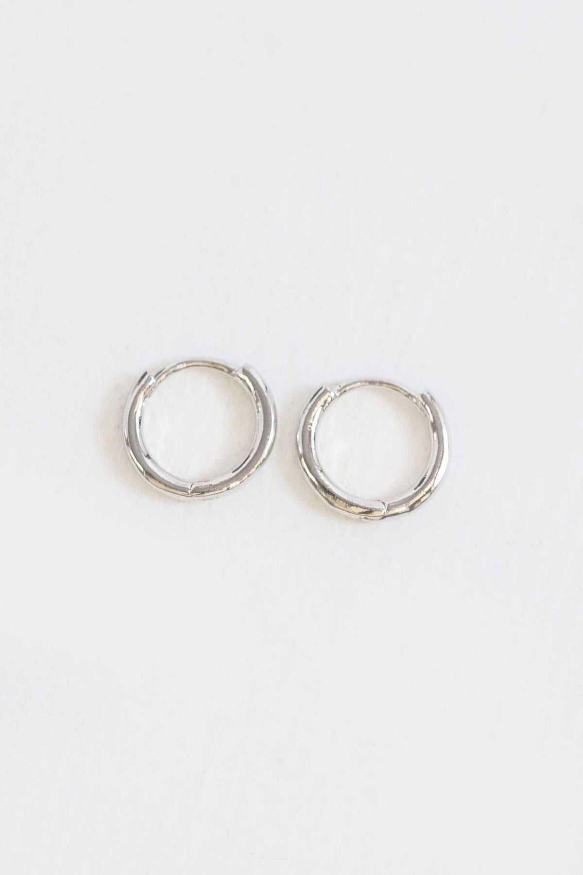 Ultra Mini Huggie Hoop Earrings | Silver