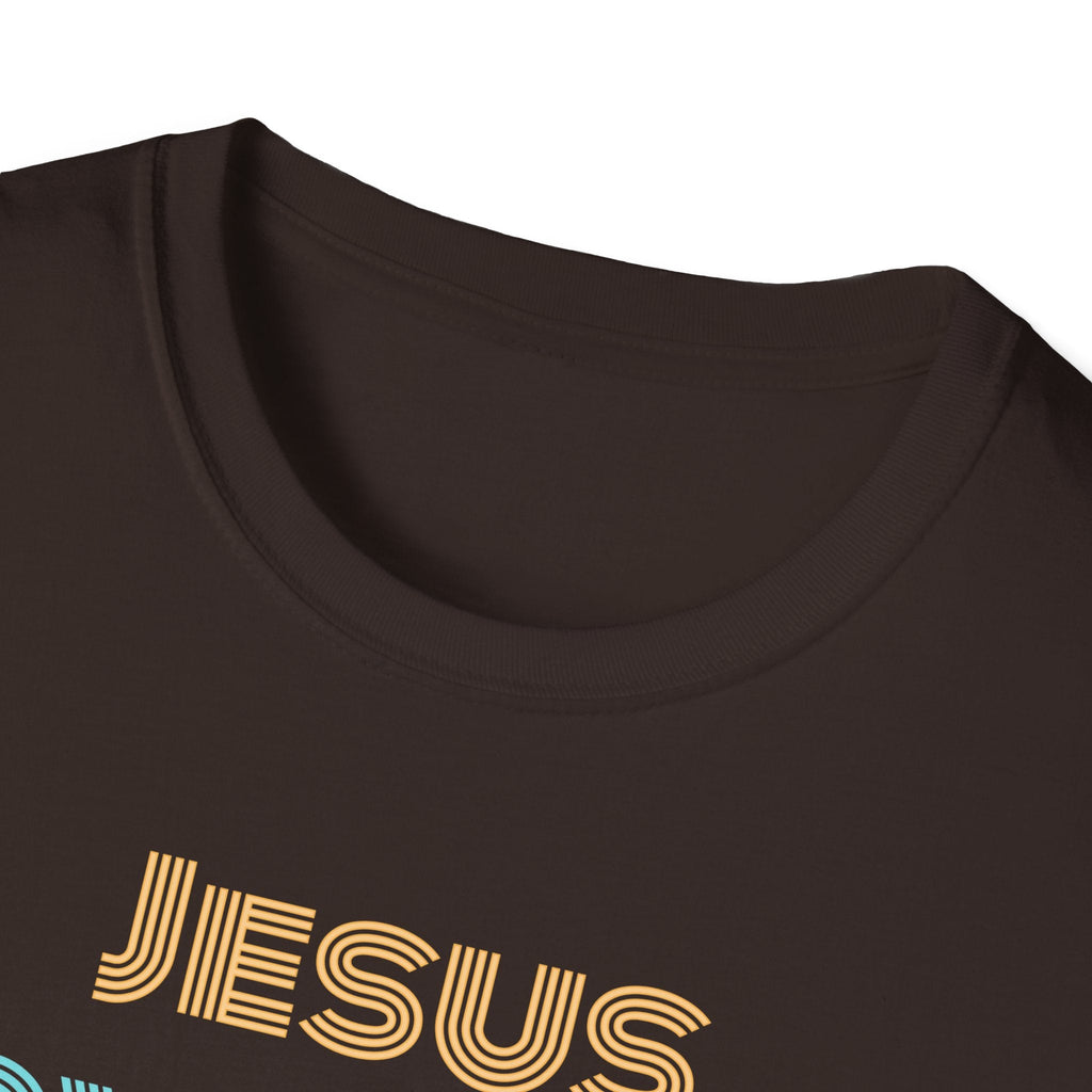 Unisex "Jesus Loves this Hot Mess" Christian Cotton Softstyle T-Shirt