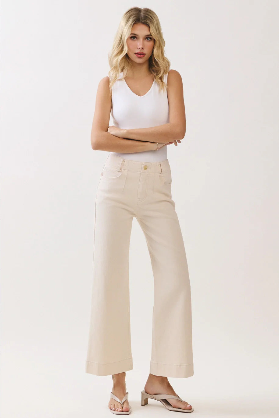 Rosa A Line Jeans With Darts