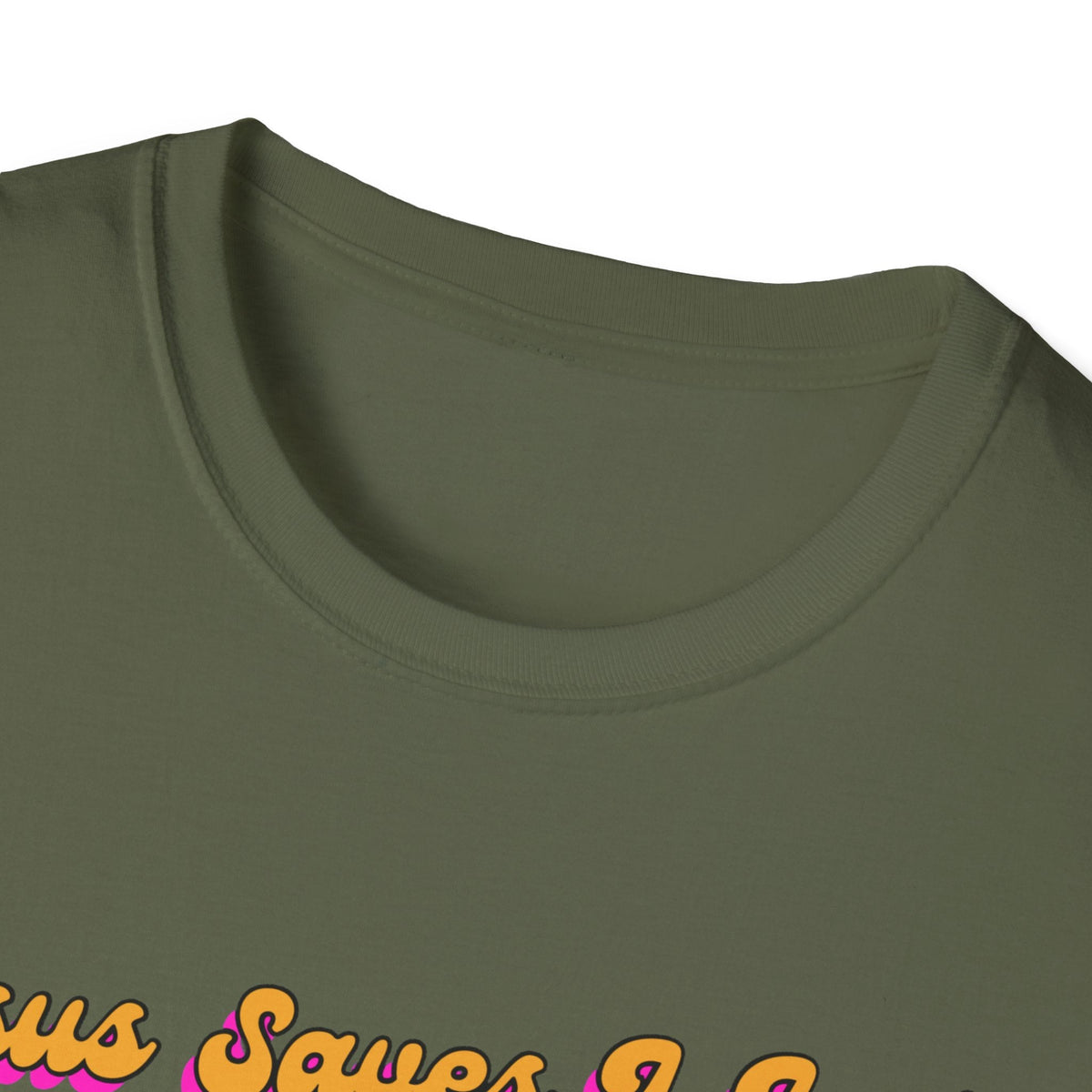 "Jesus Saves, I just Wear the Shirt" Unisex Cotton Softstyle T-Shirt