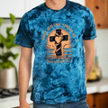 Unisex "Saved, Redeemed, Forever His" Christian Tie-Dye style T-shirt