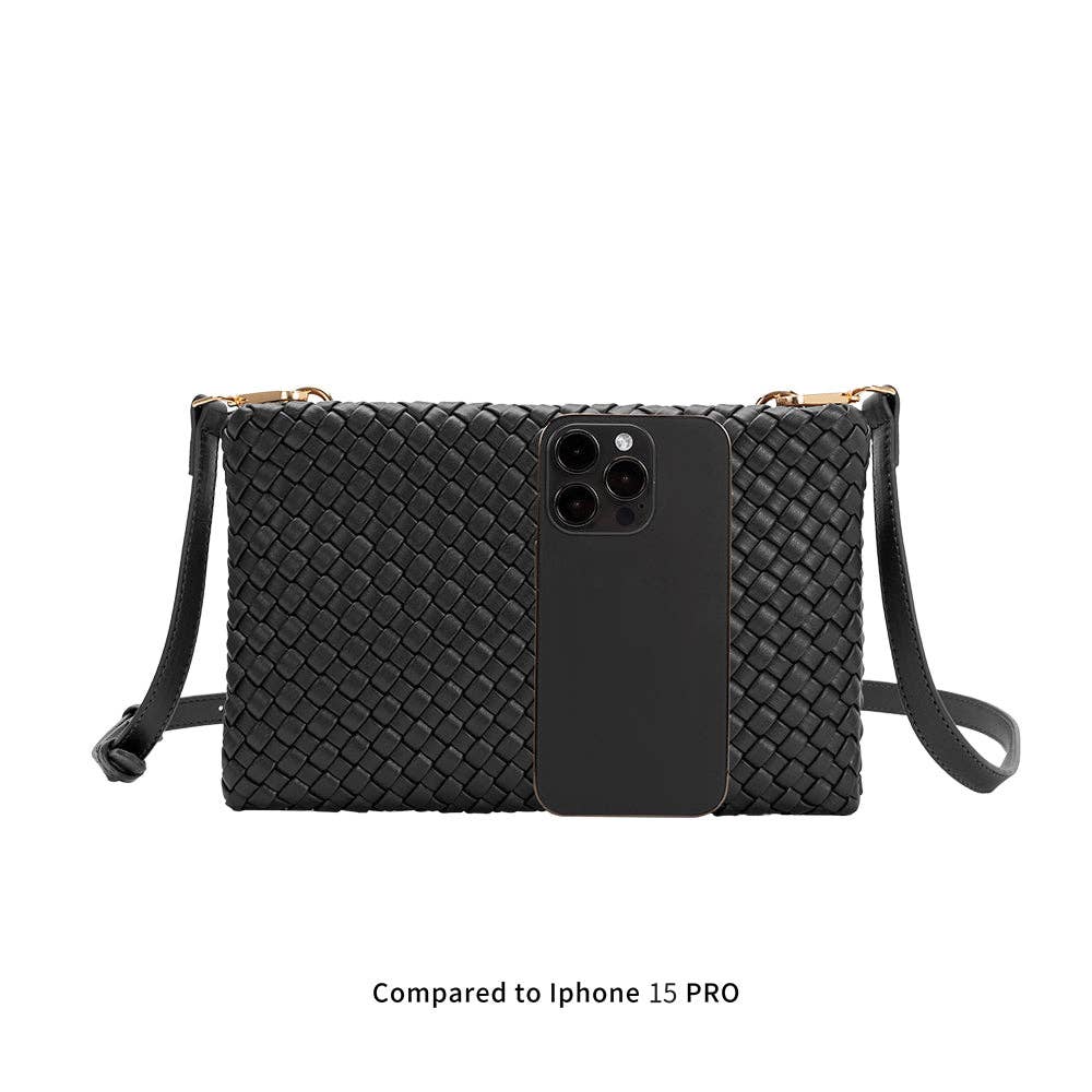 Daisy Black Crossbody Bag