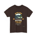 Unisex "With God Nature doesn't need a mother" Heavy Cotton Christian Tee