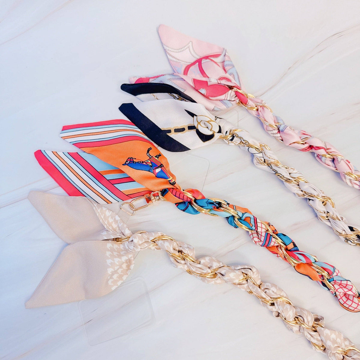 Braided Scarf Chain Phone Lanyard