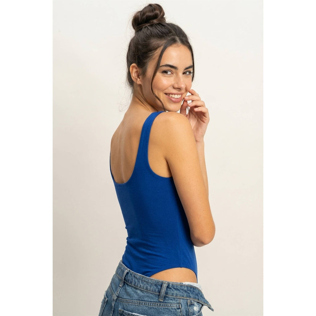Hearts Align Scoop Neck Tank Bodysuit