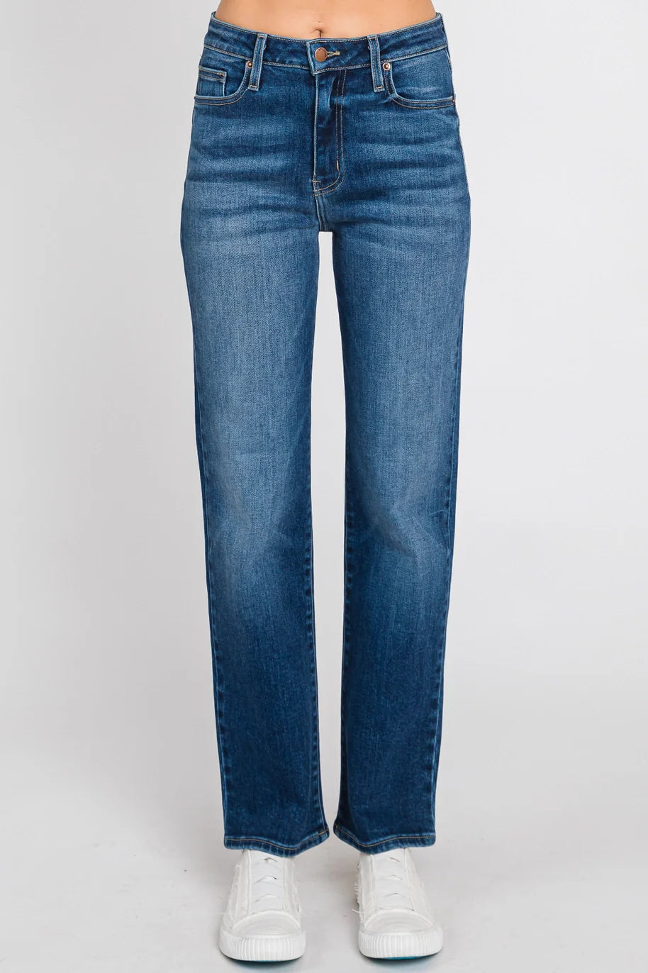 Siena Dark Straight Leg Denim - L.T.J.