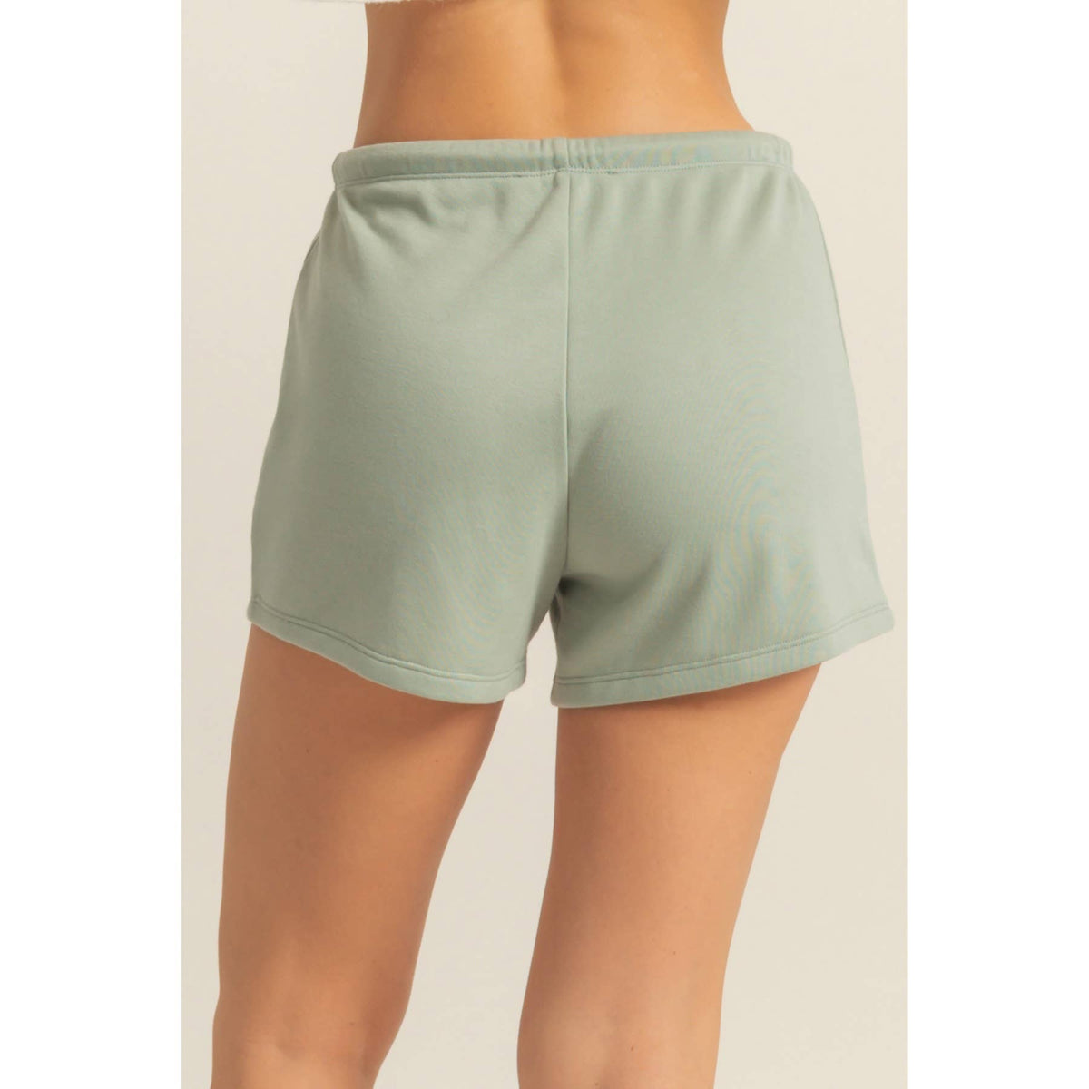 Chloe Mid-Waist Drawstring Shorts