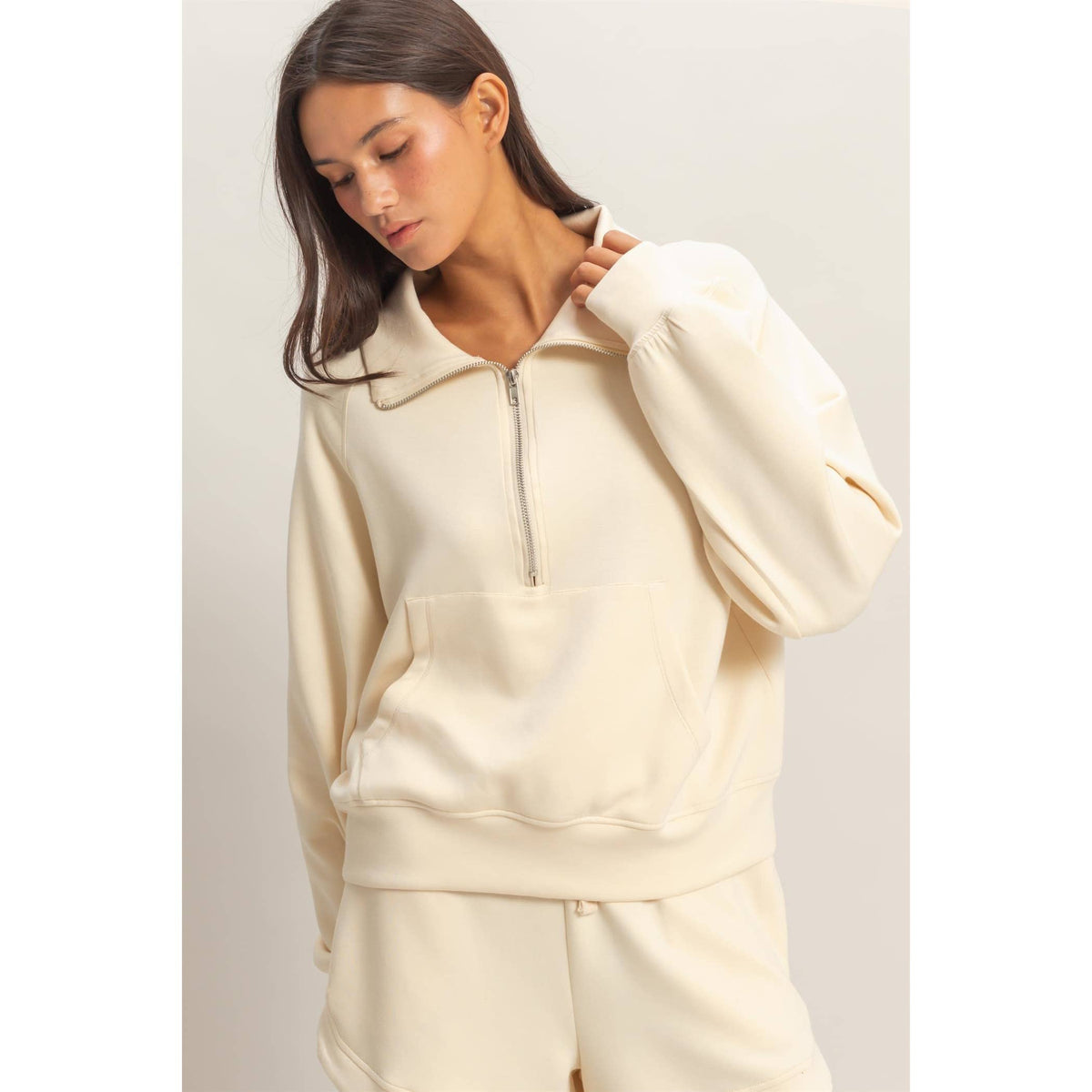 Azure Half-Zip Pullover