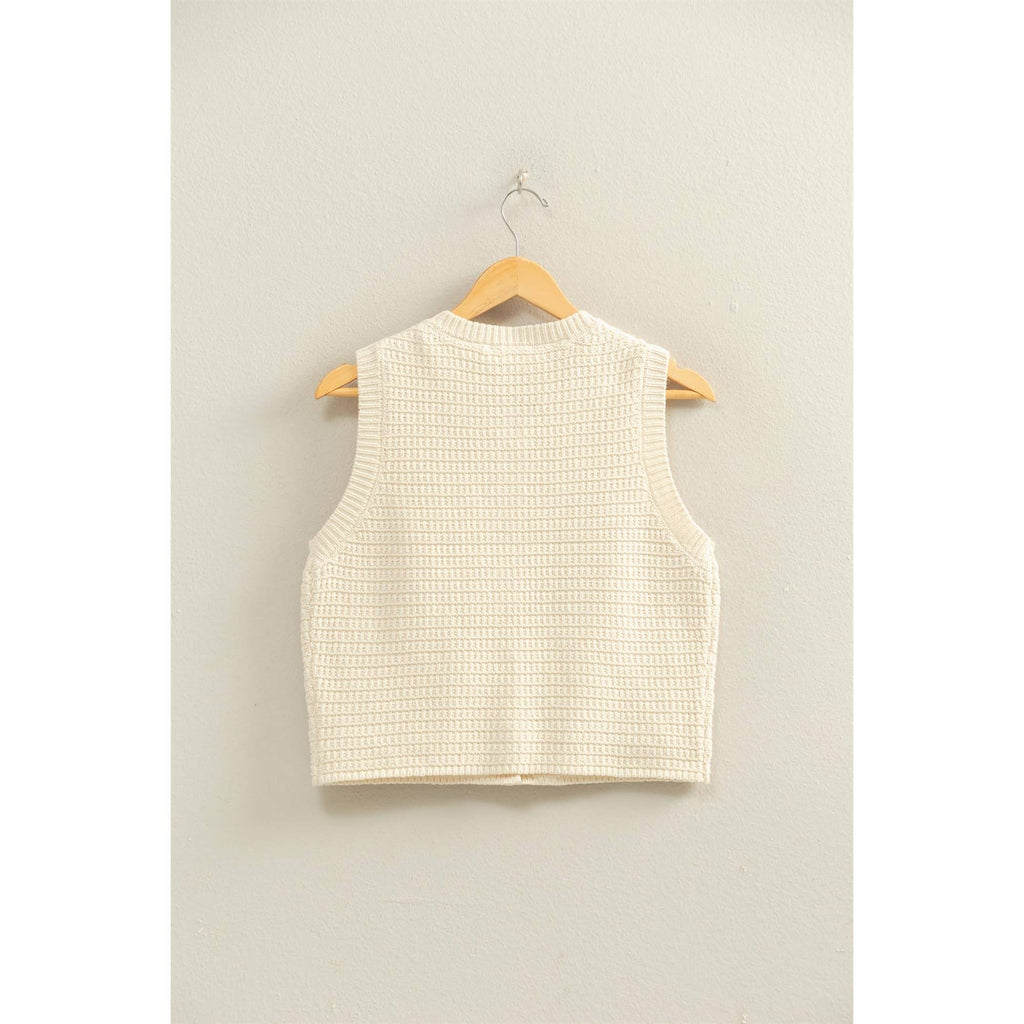 Frankie Button-Front Vest