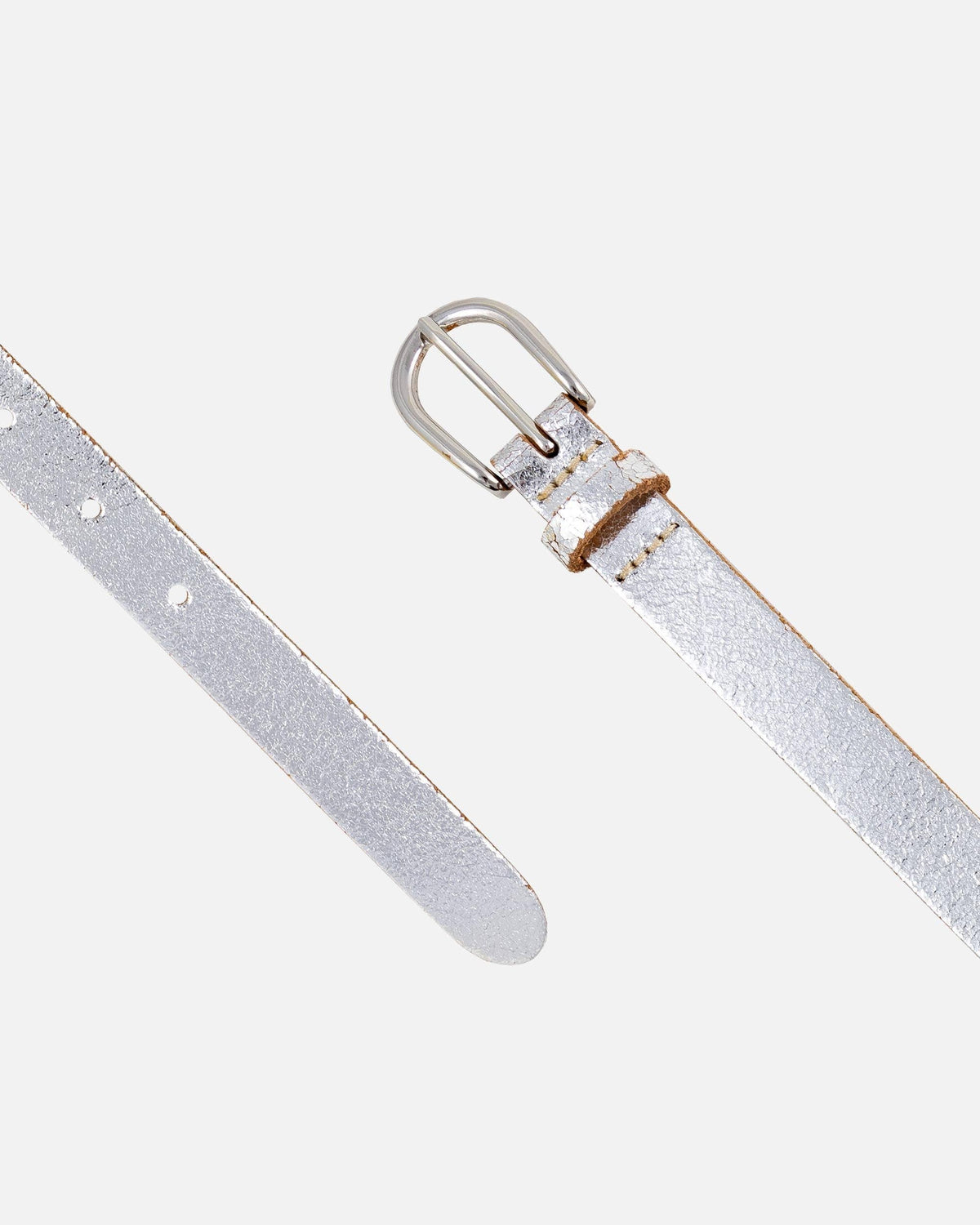 Eva | Metallic Skinny Belt