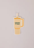Sticker - Stanley Hydrated & Happy