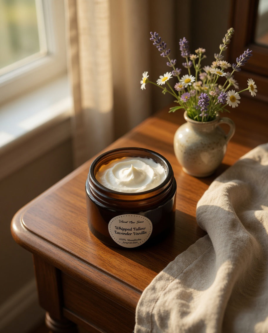 Whipped Grass-Fed Tallow Body Butter for All Skin