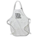 Apron - He Has A Plan and You Have A Purpose Chrsitian Sayig 3dRose - Rosette - Christian Sayings