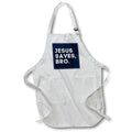 Apron - Jesus Saves BRO Christian Library Prints 3dRose - Rosette - Christian Library