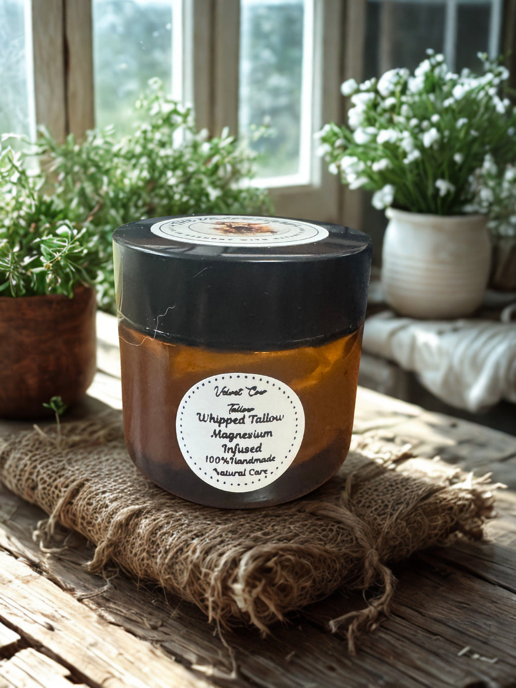 Tallow Magnesium Body Cream | Sleep & Muscle Relief