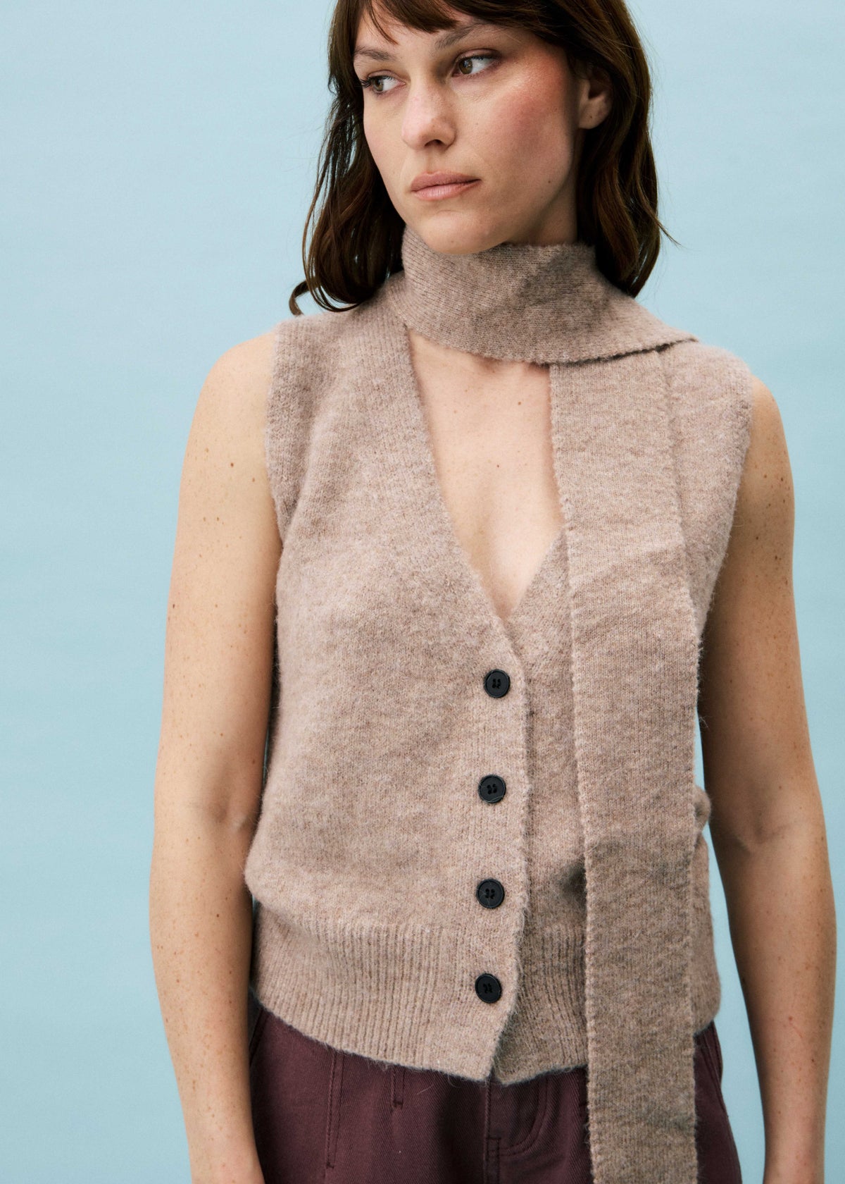 Seve Beige Cardigan