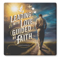 Christian coasters (4) "Leading with Love, Guided by Faith"
