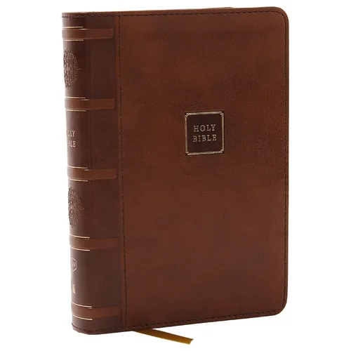 KJV Holy Bible: Compact with 43,000 Cross References, Brown Leathersoft, Red Letter, Comfort Print: King James Version - Imitation Leather