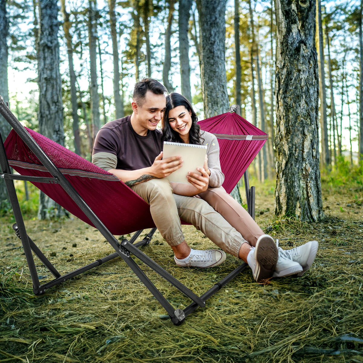Tranquillo Universal Hammock with Medium Size Stands for Ultimate Relaxation - Ideal Universal Hammock Stands - Medium Size