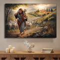 "He Left 99 To Rescue Me" Gallery Wrapped Christian Wall Art Canvas