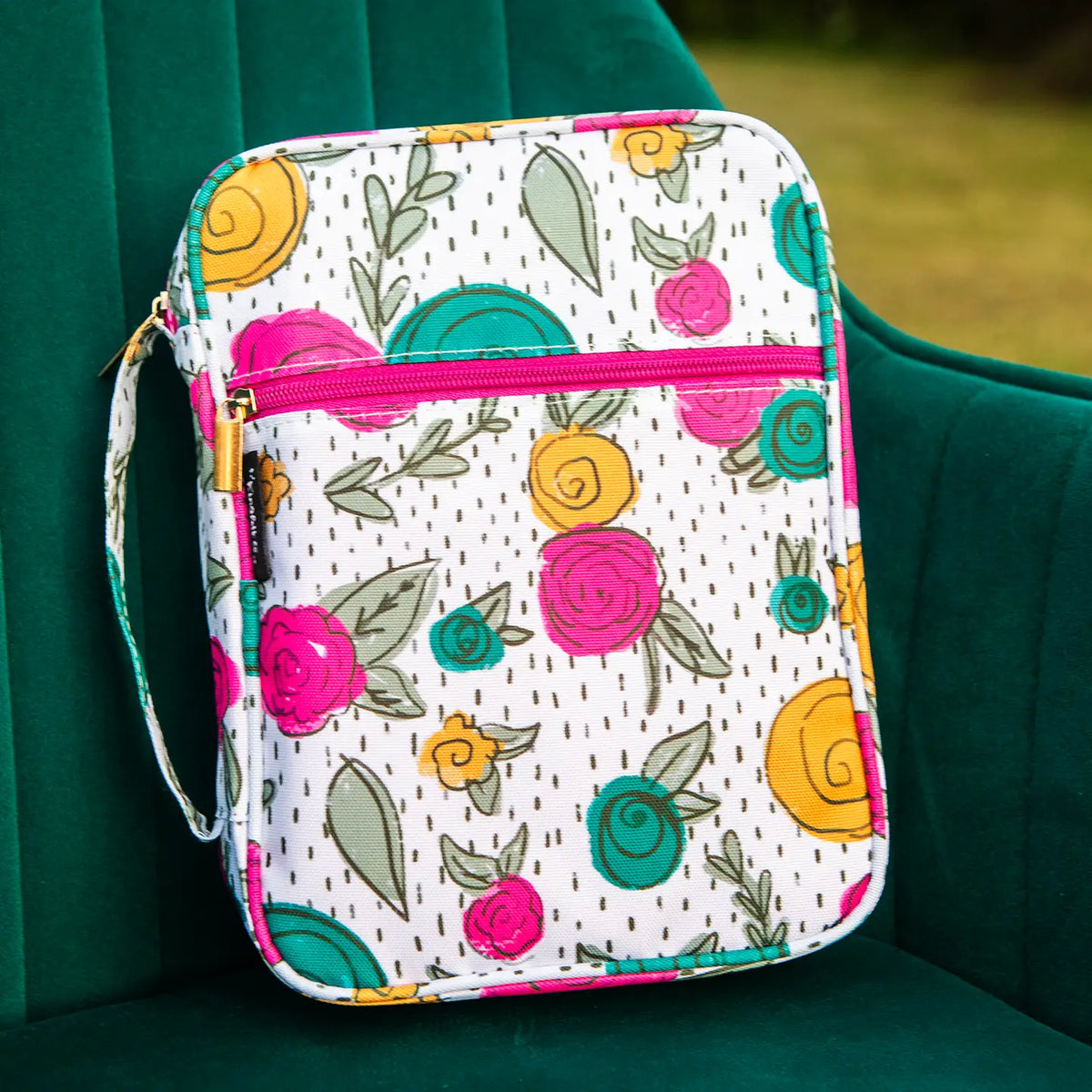 Church Floral Bible Cover