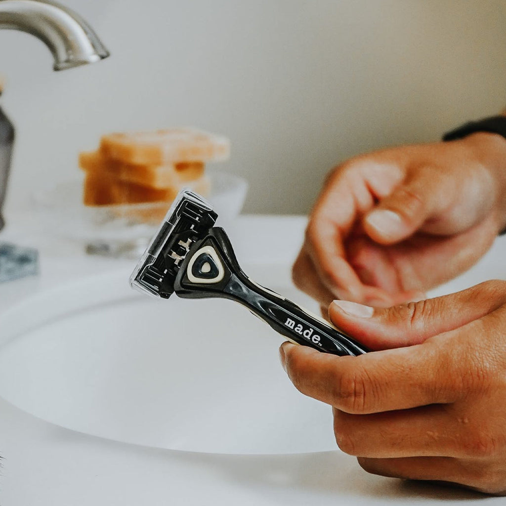 Razor with Refill Blades