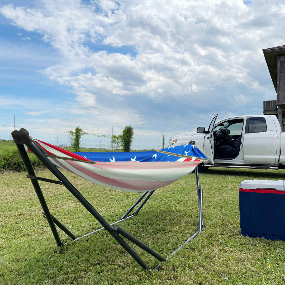 Tranquillo Uniki Canvas Hammock with Stand for Ultimate Relaxation