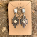 Western Cowgirl Jewelry Bulk Wholesale Aztec Western Dangle Earrings