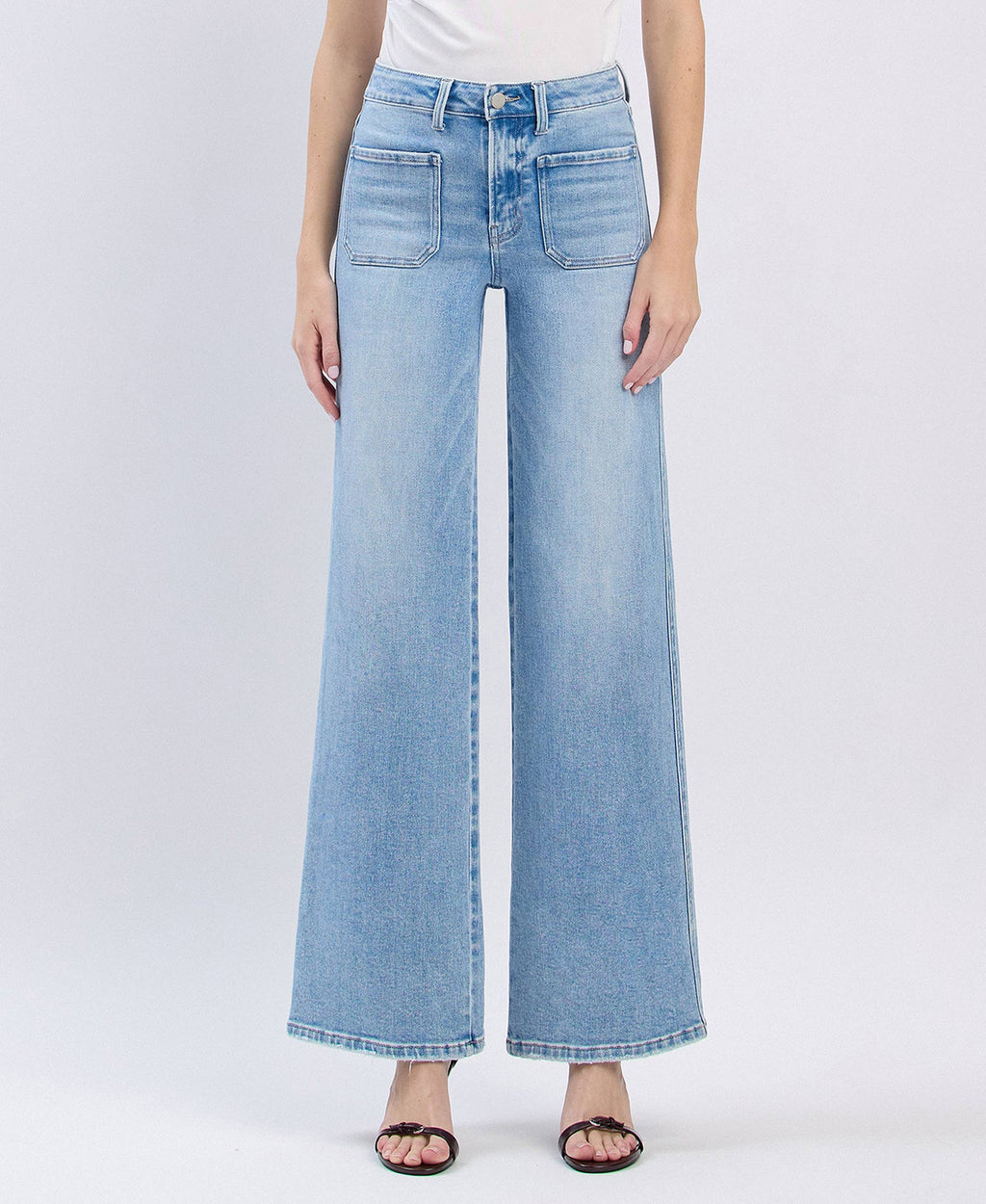 Hollis High Rise Patch Pocket Jean