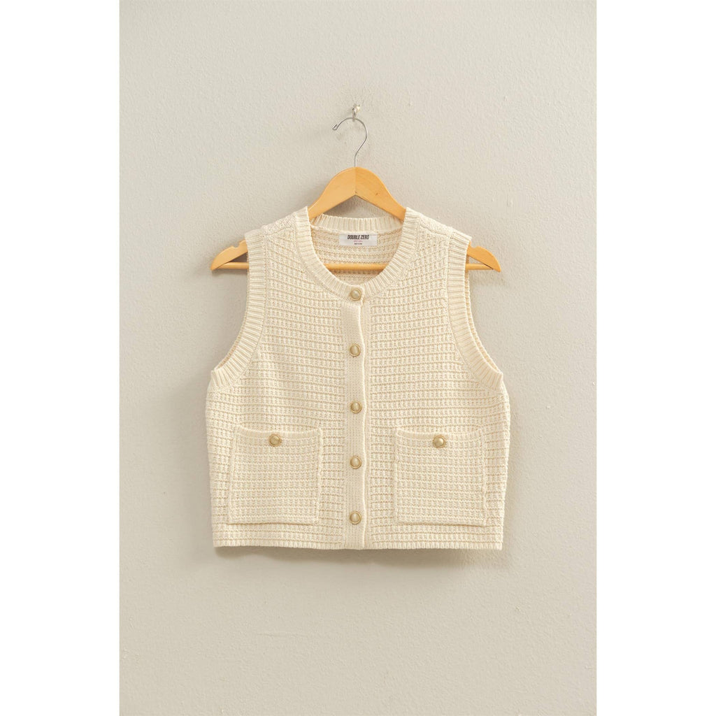 Frankie Button-Front Vest