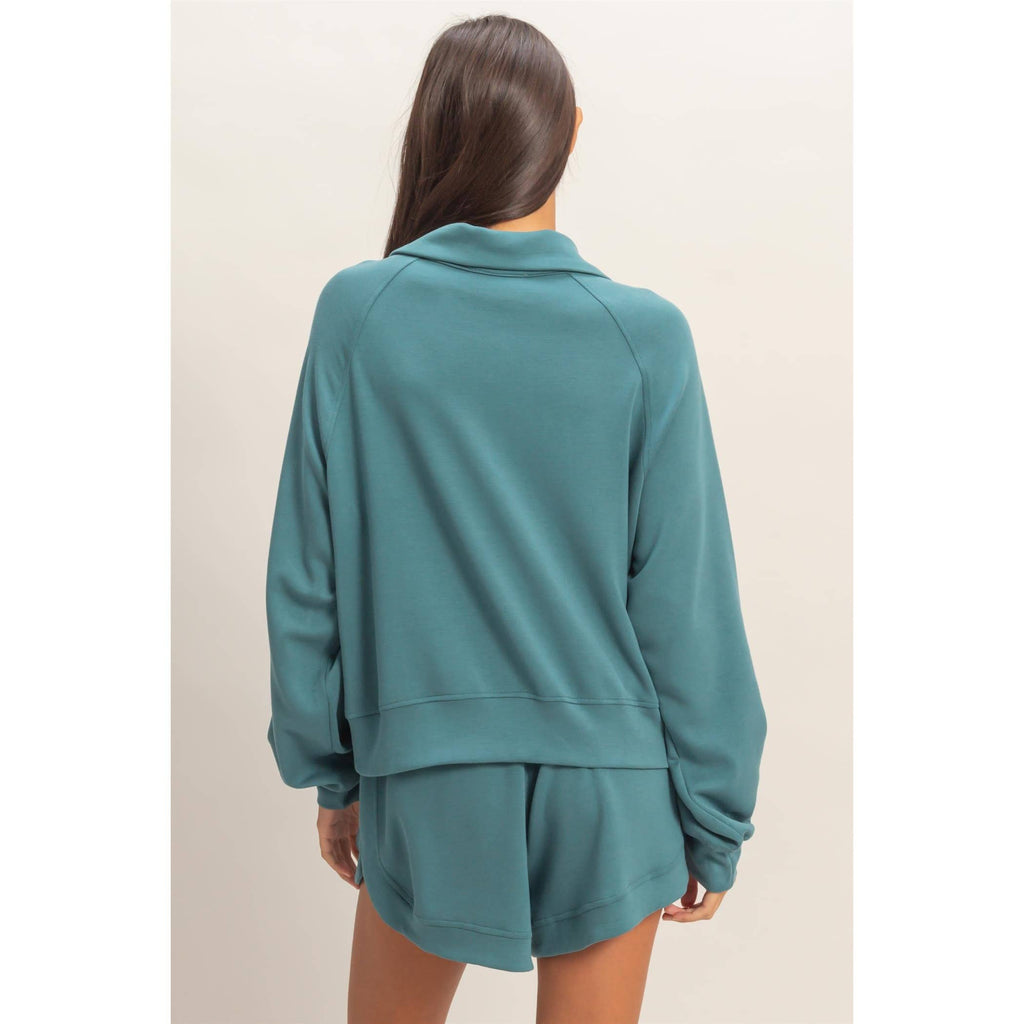 Azure Half-Zip Pullover