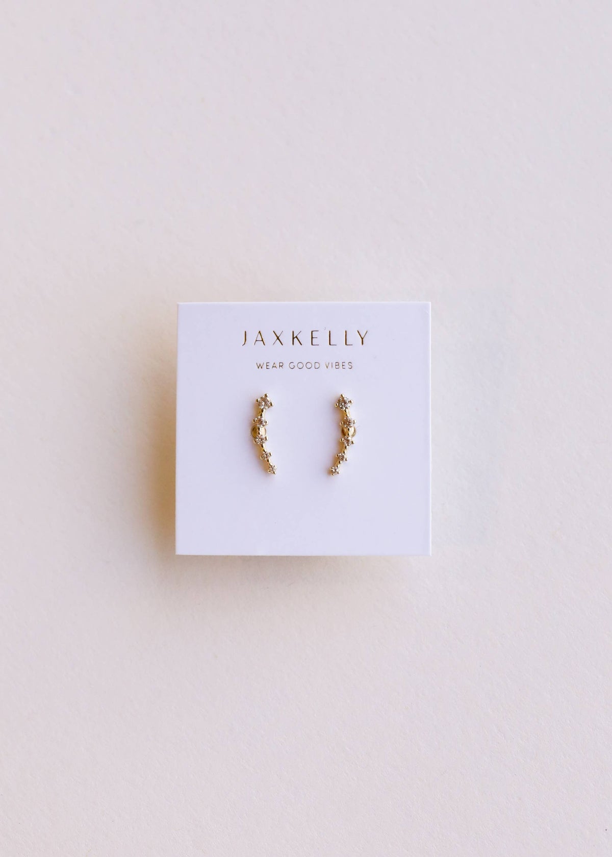 Crawler Earrings - Champagne