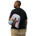 "Jesus Has My Back" 15″ × 17″ Drawstring bag (multi-color)