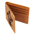 Lion and Cross Christian "Man of God" Graphic Leather Wallet