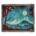 "Where the spirit of the Lord is, there is Freedom" Christian Woven Blanket