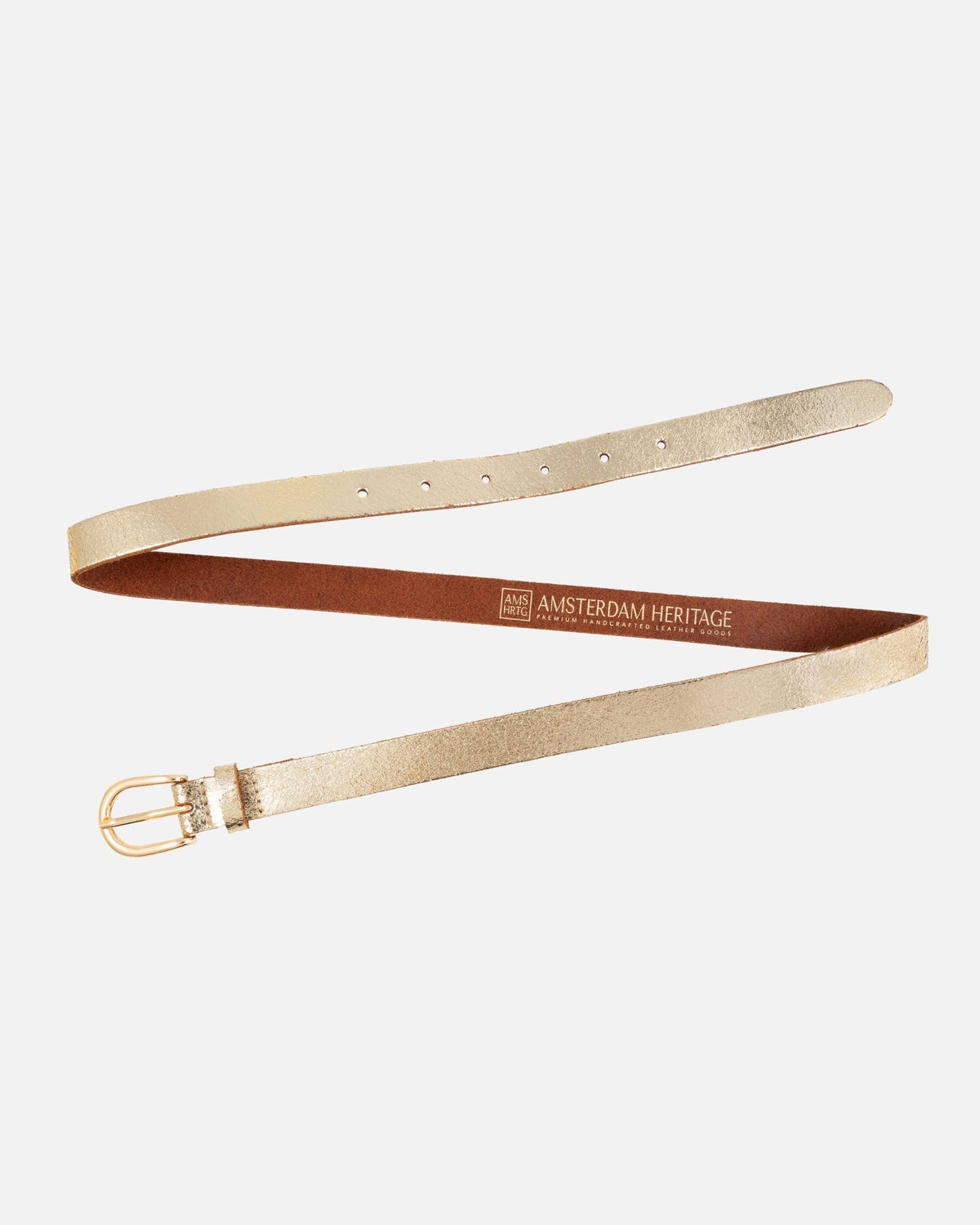 Eva | Metallic Skinny Belt